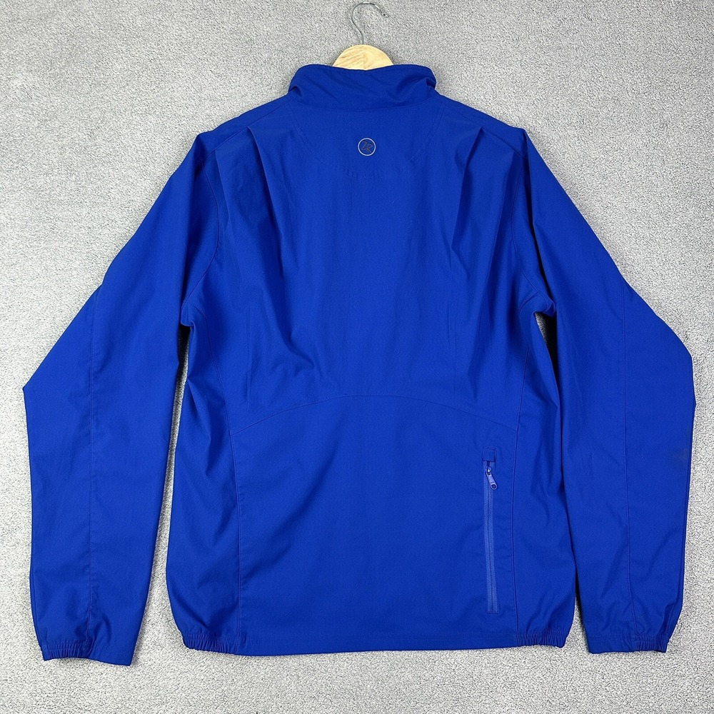 Zero Restriction Tour Series Jacket Men M Blue 1/2 Zip Pullover Windbreaker READ - Picture 6 of 13